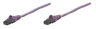 Intellinet 1 FT Purple Cat6 Snagless Patch Cable, image 7