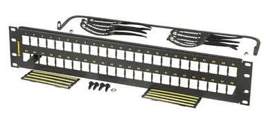 Legrand Dat 48PORT Pnl Flat Hdj Blk, image 4
