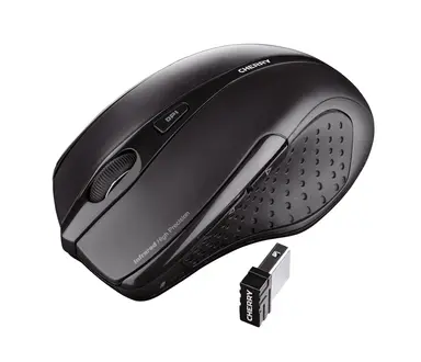 Cherry Americas Mouse Black 2.4 GHz Wireless 5 Buttons, image 7