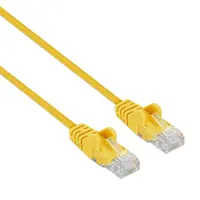 Intellinet Cat6 U/UTP Slim Network Patch Cable, 0.5 FT., Yellow, image 3