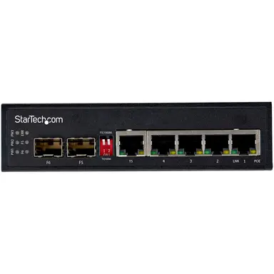 STARTECH.COM Industrial 5 Port Gigabit Ethernet Switch - up to 30W Per 4 POE Ports - 75C to, image 7