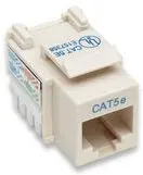 Intellinet Cat5e Ivory Keystone Jack UTP