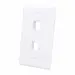 Intellinet 2-Outlet Keystone Wall Plate, image 5