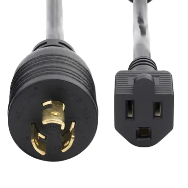 STARTECH.COM 1FT (30CM) Heavy Duty Power Cord Twist-Lock Nema L5-15P to Nema 5-15R 15A 125V, image 8