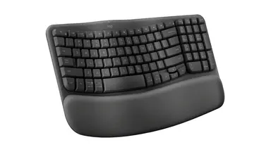 Logitech Wave Keys Wireless Ergonomic Keyboard - Graphite - US, image 8