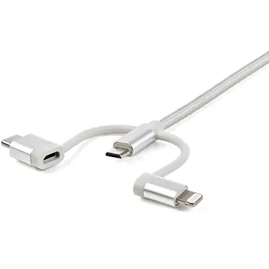 StarTech.com Micro USB, USB Type-C & Lightning - Braided Nylon Jacket Cable Does Not Kink or, image 7