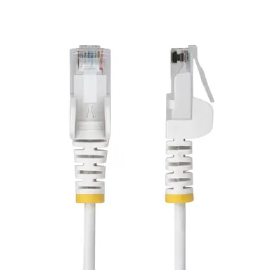 StarTech.com 1 ft White Slim Cat6 Ethernet Cable, Snagless, 100W PoE, UTP, LSZH, 28AWG Bare, image 6