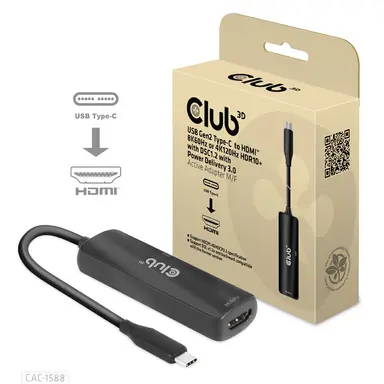 Club 3D B.V Usbc to HDMI Adapter with PD3.0