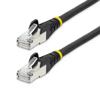 StarTech.com 10 ft Cat6a Ethernet Cable - Black - Low Smoke Zero Halogen (LSZH) - 10GBE 500MHz, image 3