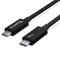Plugable Technologies Plugable Thunderbolt 3 Cable 40GBPS Supports 100W (20V, 5A) Charging, 2.6 ft / 80, image 3