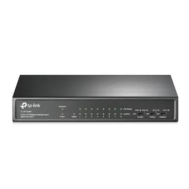 Omada Networks by TP Link 9-Port 10/100MBPS Desktop Switch with 8, image 4