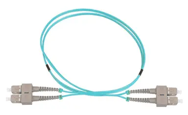 Intellinet 1 M SC to SC UPC Fiber Optic Patch Cable, 2.0 MM, Duplex, Ofnr, OM3 Multimode