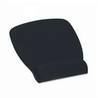 3M Display Materials and Syste Foam Mouse Pad with Wrist Rest Fabric, Black, 6.8 in X 8.6 in X 0.75, image 3