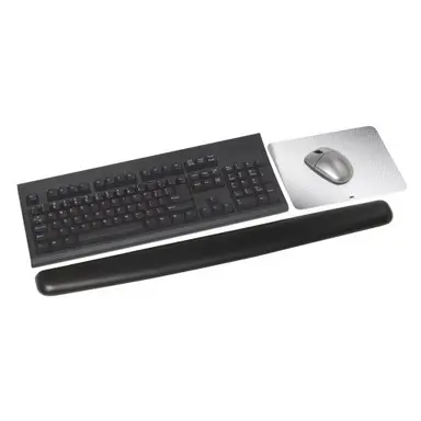 3M Display Materials and Syste Gel Wrist Rest Extra Long for Keyboard and Mouse, with Antimicrobial PR