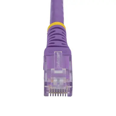 StarTech.com 25 ft Purple Cat6 Ethernet Cable Delivers Multi Gigabit 1/2.5/5GBPS & 10GBPS up, image 8