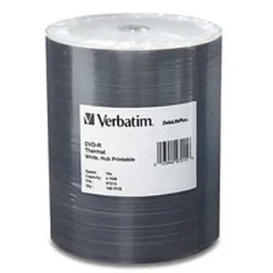 Verbatim Americas DVD-R 4.7GB 16X Datalifeplus 100PK Therm