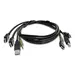 StarTech.com 6 ft (1.8 m) Dual-HDMI KVM Cable, USB 2.0, 3.5MM Audio, Universally Compatible Com, image 5