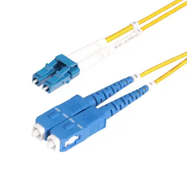 StarTech.com 10M (32.8 ft) LC to SC (UPC) OS2 Single Mode Duplex Fiber Optic Cable, 9/125M, 10, image 4