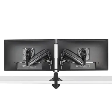 Chief Manufacturing KX Clmn Desk Mnt Dual 2L Arms Blk