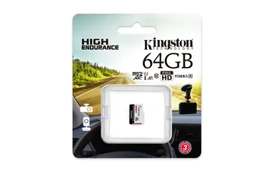Kingston 64GB microSDXC Endurance 95R30W C10CARD, image 7