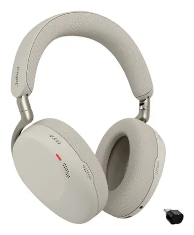 Jabra EVOLVE3 85 MS, LINK390C, Warm Gray - the Sleek, Modern, Microphone Arm-Fre, image 4