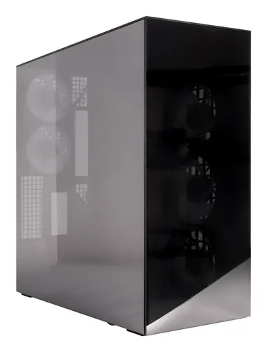 Arctic Cooling Xtender VG (Mirror BLACK)-PC Case-Mid Tower-Tempered Glass Panel-Included a-RGB, image 6
