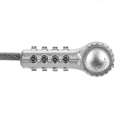 Targus Defcon Ultimate Universal Serialized Combination Lock, Bulk Silver, image 3