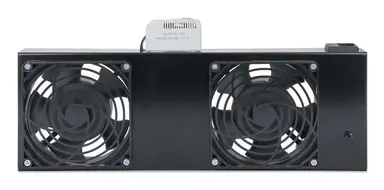 Intellinet 2-Fan Ventilation Unit with Thermostat for 19 Wallmount Cabinets