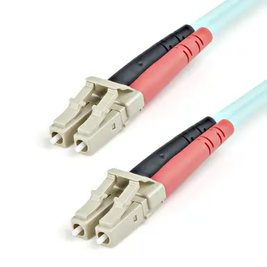 StarTech.com 1M (3.3 ft) OM3 Multimode LC/LC-UPC Fiber Cable; 1/10/40/100 Gbps Full Duplex; 50
