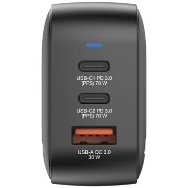 Verbatim Americas Verbatim, Mini Gan Charger, 70W, 3-Port, image 7