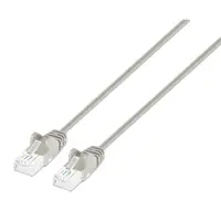 Intellinet Cat6a U/UTP Slim Network Patch Cable, 0.5 FT., Gray, image 3