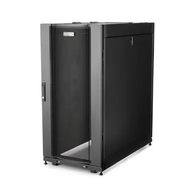 4-POST 25U Server Rack W/ Adjustable Mounting Depth for IT Equipment - Network R