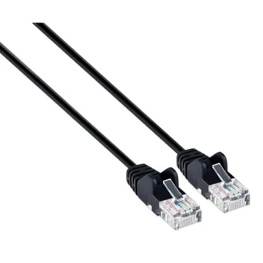 Intellinet Cat6a U/UTP Slim Network Patch Cable, 5 FT., Black, image 6