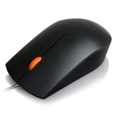 Lenovo Wired USB Mouse - Mouse - Optical - 1600 Dpi - Buttons QTY: 3 - Wired - W, image 6