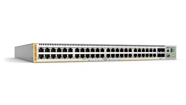 Allied Telesis L3 Stackable Switch, 48X 10/100/1000-T PoE+, 4X SFP+ Ports and Dual Fixed Psu.