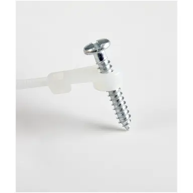 StarTech.com 100 Pack of Plastic Zip Ties with Screw Hole - 6 in, image 8