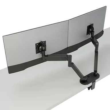 Chief Manufacturing Dual Dynamic Monitor Arm Black