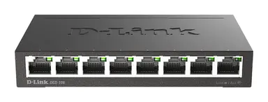 D-Link Systems D-Link 8-Port Unmanaged Gigabit Metal Desktop Switch Qos and Flow Contro