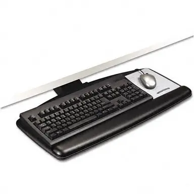 3M Display Materials And Syste Adjustable Keyboard Tray Knob 23IN Track, image 4