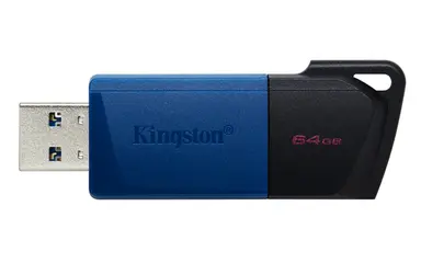 Kingston 64GB USB3.2 Gen 1 Datatraveler Exodia M (Black + Blue), image 4