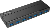 Plugable Technologies Plugable 7-Port Driverless USB 3.0 Hub with 36W PWR, image 3