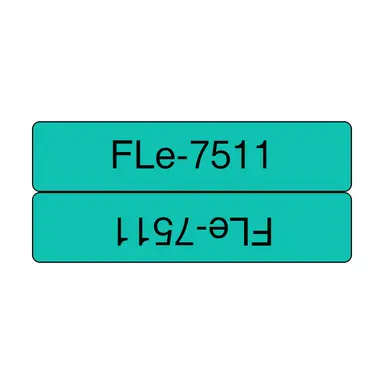 Brother International Corporat 0.82 IN X 1.7 IN (21MM X 45MM) 0.41 IN X 1.7 IN (10.5MM X 45MM) Folded Polyest
