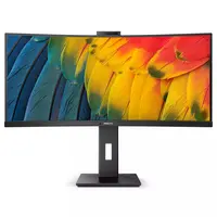 Philips 34 in Curved Monitor, LED, WQHD (3440 × 1440), USB-C, Webcam, image 3