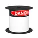 Brother International Corporat 3INX5IN TT ANSI/Osha Danger 3/4IN Black Header White Vinyl Label, image 5