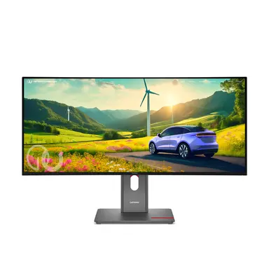 Lenovo P34WD-40, 34 Inch Wuhd Curved Docking Monitor with IPS, LTS Stand, and 140W Powe