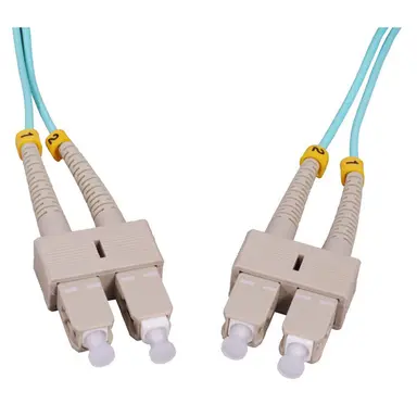 Intellinet 1 M SC to SC UPC Fiber Optic Patch Cable, 2.0 MM, Duplex, Ofnr, OM3 Multimode, image 7