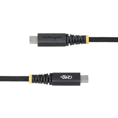 StarTech.com 10 ft (3M) USB-C Charging Cable, 240W (5A) PD Epr, Dual-Layer Silicone/Braided JA, image 7
