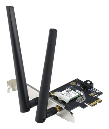 ASUS AX1800 PCIe Wi-Fi Adapter (PCE-AX1800) - Wi-Fi 6, Bluetooth 5.2, Ultra-Low