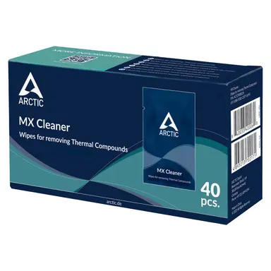 Arctic Cooling MX Cleaner Wipes for Removing Thermal Compounds (Box of 40 Bags), image 6