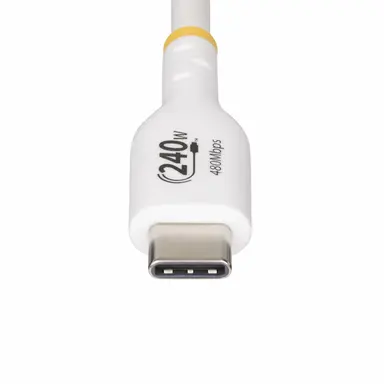 StarTech.com 10 ft White USB-C Charging Cable, USB-If Certified USB C Cable, 240W PD Epr, USB, image 8